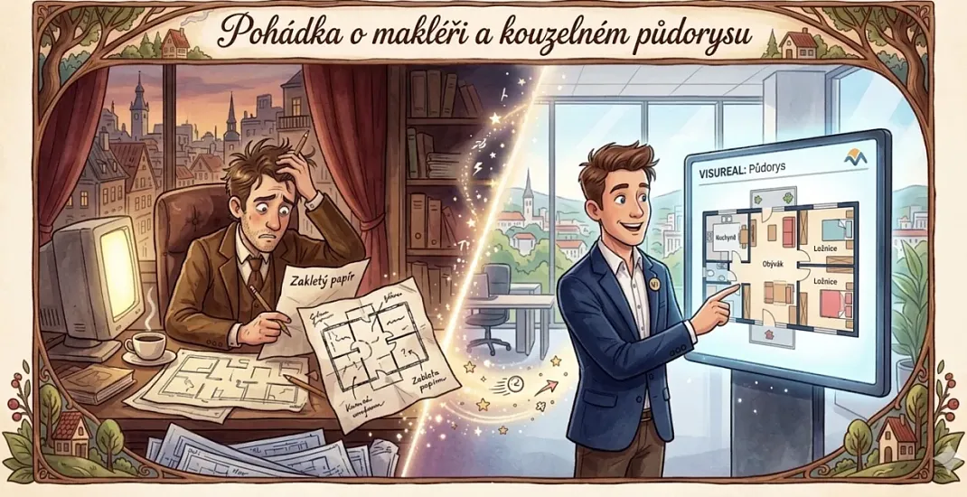 O makléři, který měl na mále a kouzelném půdorysu.