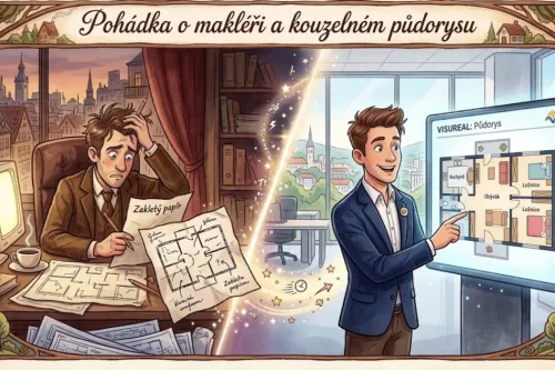 O makléři, který měl na mále a kouzelném půdorysu.