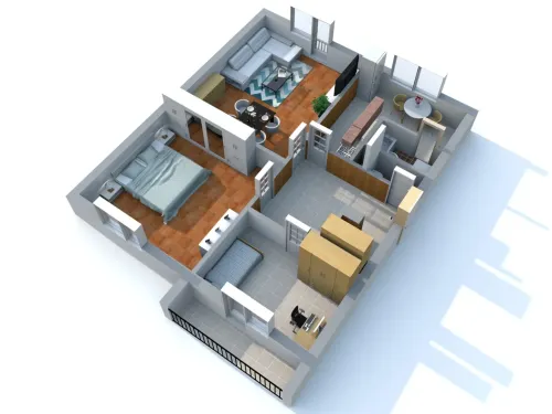 Ukázky realizací 3D Půdorysu ve vysoké kvalitě