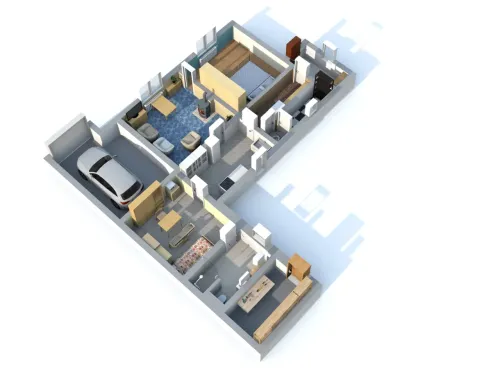 Ukázky realizací 3D Půdorysu ve vysoké kvalitě